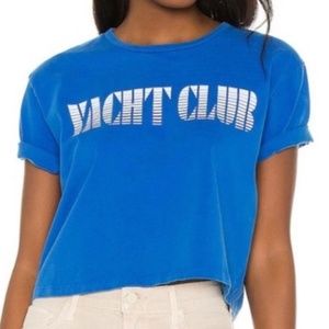 Mother jeans yacht club slouchy tee